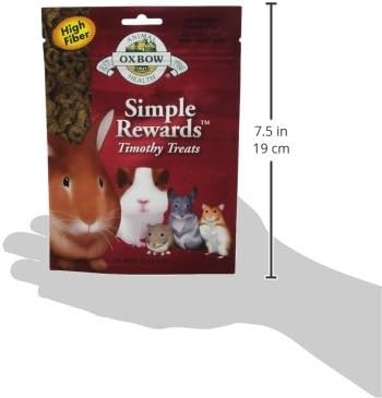Small Animal Treats 3 Flavor Variety Bundle (1) Each: Baked Apple Banana, Baked Bell Pepper, Timothy, 1.4-2 Ounces.