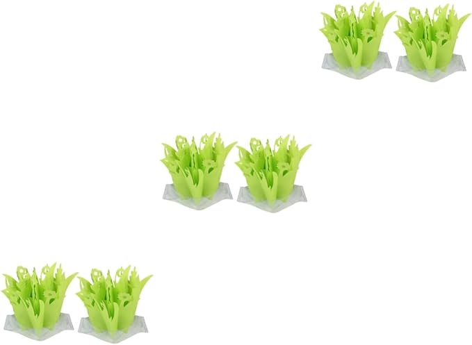 FOMIYES 6pcs Tortoise Climbing Box Humidifier Natural Gasification Unplugged Design for Reptile Landscaping Realistic Emulation Plants Cloth Material Easy to Use