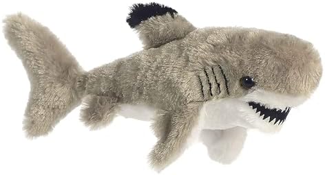 Aurora Mini Flopsie 10" Black Tipped Shark Adorable Stuffed Animal - Image 2