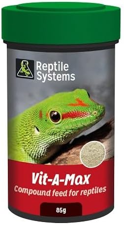 Reptile Systems À La Carte VIT-A-Max – 3 oz Multivitamin Powder for Reptiles, Amphibians & Birds – Easy to Sprinkle – Supports Feeding Routine & Nutritional Variety