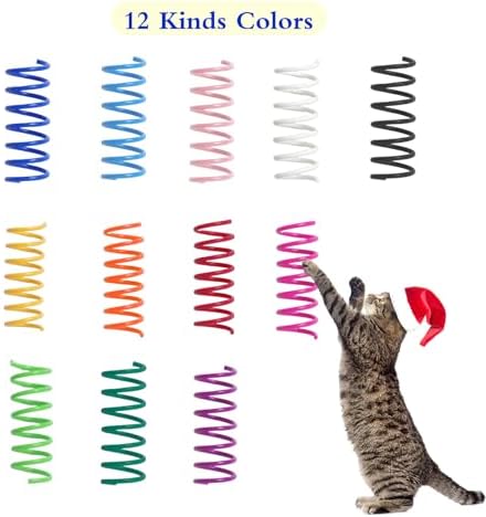 24PCS 12Colors Cat Spring Toys for Indoor Cats - Image 4