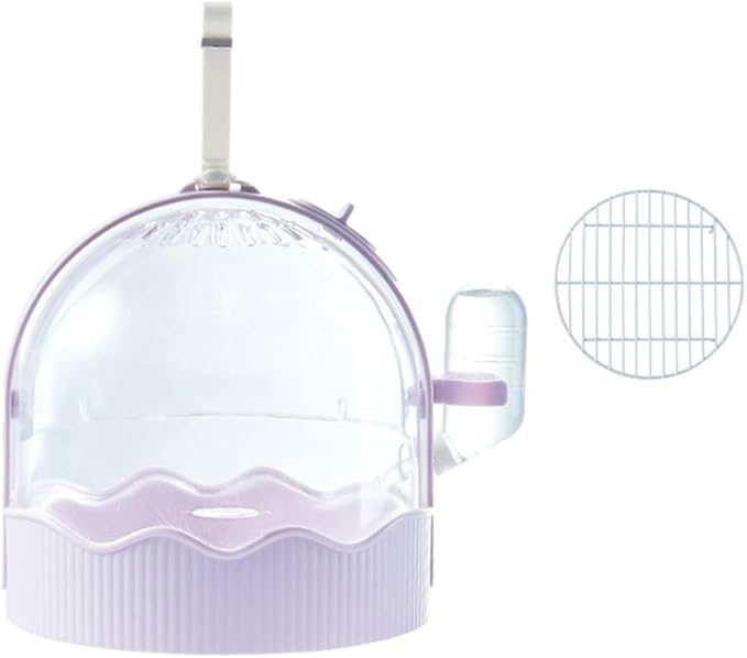 Parrot Outdoor Carriers Cage Lightweight Small Pet Travel Cage with Water Bottle