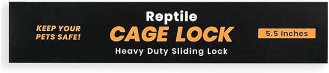 Showcase Lock for Reptile Tanks, Reptile Terrariums, Reptile Habitats