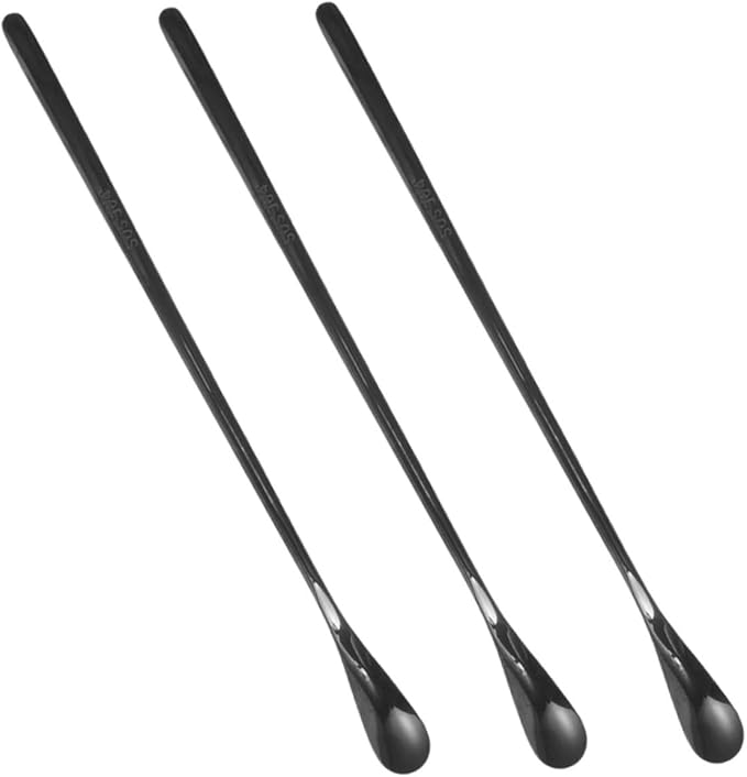 BESPORTBLE 3Pcs Reptile Feeding Spoon Set Long Handle PET Food Scoop for Lizard and Small Animals Reusable Feeding Tool for Wet Food for Reptile Supplies