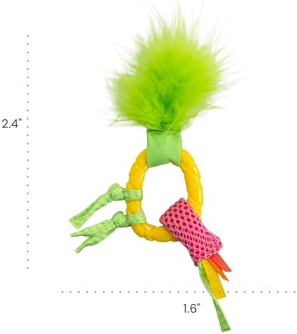 Catstages Dental Pineapple Teether ?€? Chew Toy for Cats and Kittens ?€? Textured Fabric and Mesh ?€? Coated in Catnip Oil ?€? Supports Teething Relief - Image 5