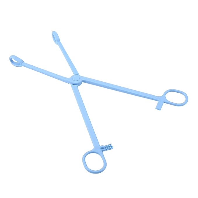 Yinhing Blue Plastic Clamp/Holder for Feeding Snakes Lizards And Reptiles Essential Tool for Pet Care And Animal Nutrition
