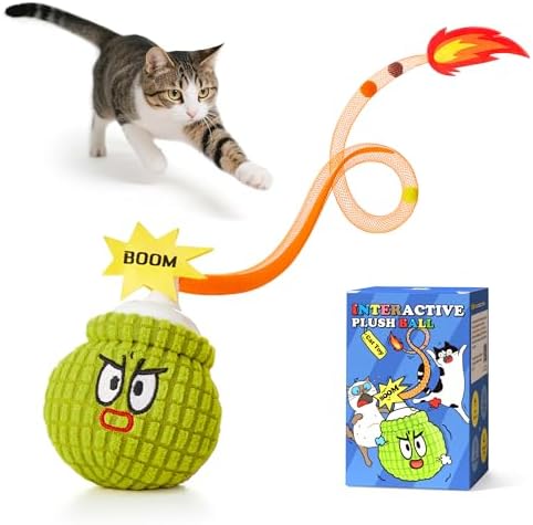 Potaroma Interactive Cat Toy with Motion Sensor, Chirping Sound & Catnip by Potaroma