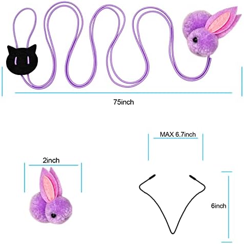 ZPH Cat Toys Interactive for Indoor Cats,2PCS Retractable Cat Wand,9PCS Teaser Toys&1PCS Hanging Door Lure Kitten Toy,Interactive Feather Toy for Teaser Play and Chase Exercise with Kitten - Image 4