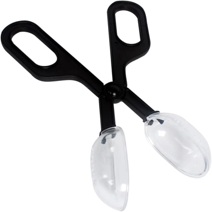Alasum 6 Pcs Tongs Feeding Frog Cricket Clamp Scooper Reptile Litter Pooper Reptile Feeding Clamp Aquarium Feeding Scooper Catcher Scoop Reptichip Barley Clean