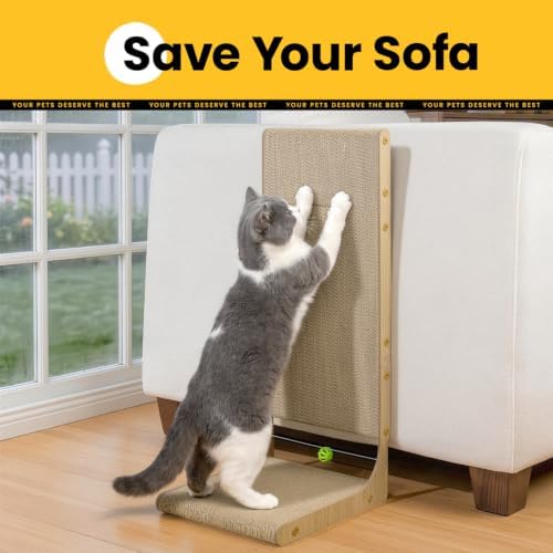 Conlun Cardboard L Shape Cat Scratcher - Image 3