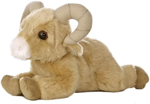 Aurora?? Adorable Mini Flopsie??? Big Horn Sheep??? Stuffed Animal - Mini Companions Ready for Playful Adventures - for Kids All Ages, Toddlers, Adults, and Families - Brown 8 Inches - Image 2