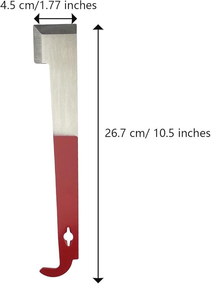 10 Pack Steel J Hook Bee Hive Tool Frame Lifter and Scraper for Beekeepers