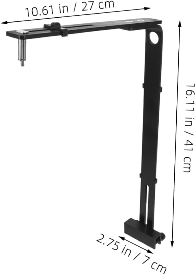 Mipcase 2pcs Aquarium Light Stand Fish Tank Light Holder Bracket Easy Install Riser Rack for Aquatic Plant Lamp Modern Design for Various Tank
