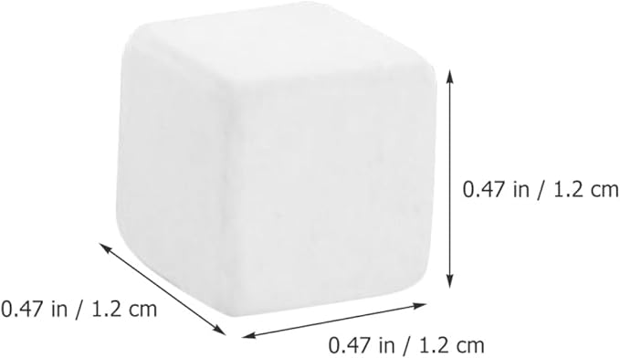 Turtle Calcium Molar Cube Mineral Block 6pcs Natural Reptile Calcium for Tortoise and Aquatic Turtle Tank Health
