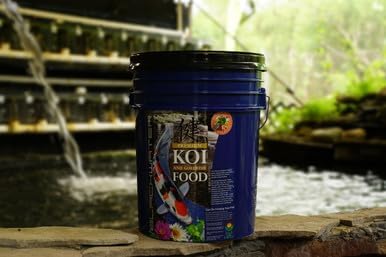 Aquatic Nutrition Blackwater Premium Koi and Goldfish Food Ultimate Combo 14 lb resealable Bucket