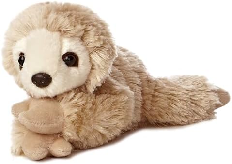 Aurora - Mini Flopsie - 8" Sloth, Beige - Image 4