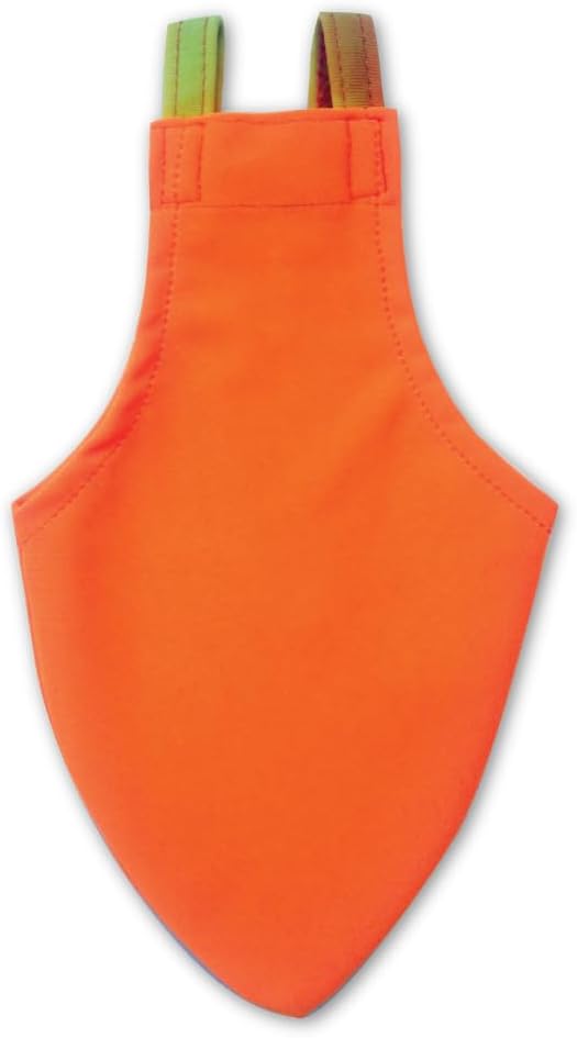 Avian Fashions FeatherWear FlightSuit Wide Plus(8) Bird Diaper in Orange