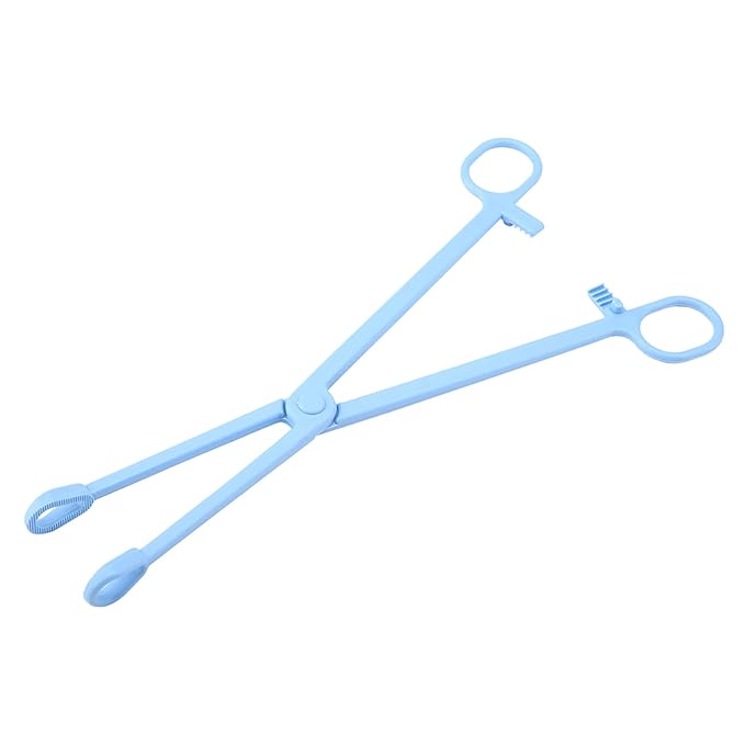 Yinhing Blue Plastic Clamp/Holder for Feeding Snakes Lizards And Reptiles Essential Tool for Pet Care And Animal Nutrition