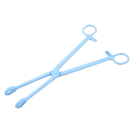 Yinhing Blue Plastic Clamp/Holder for Feeding Snakes Lizards And Reptiles Essential Tool for Pet Care And Animal Nutrition