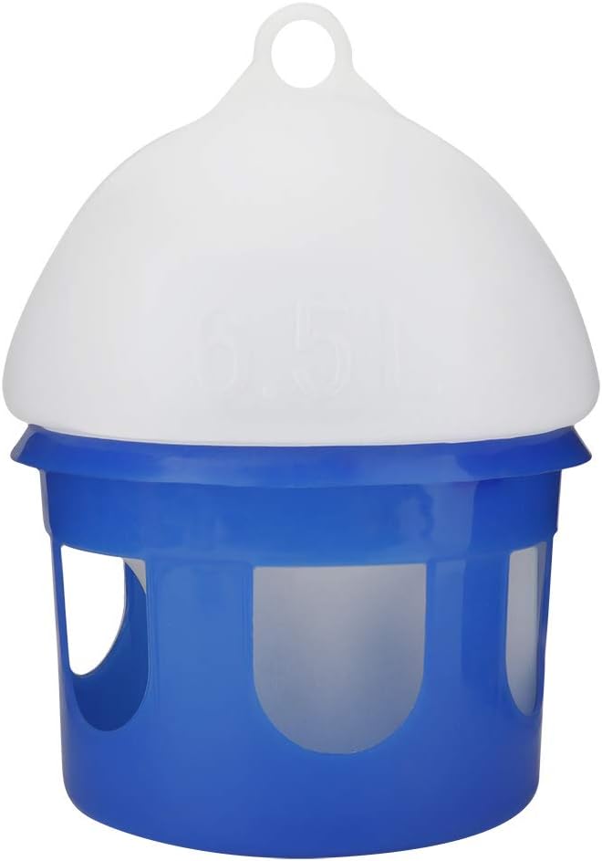 Milltrip Feeder Large Capacity Automatic Bird Feeder Water Dispenser Waterer for Pet Bird Parrots Cage Accessories(6.5L)