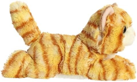 Aurora Mini Flopsie 8" Ginger Cat Adorable Stuffed Animal - Image 6