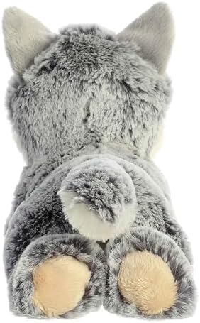 Aurora?? Adorable Mini Flopsie??? Winter Wolf??? Stuffed Animal - Mini Companions Ready for Playful Adventures - for Kids All Ages, Toddlers, Adults, and Families - Gray 8 Inches - Image 5