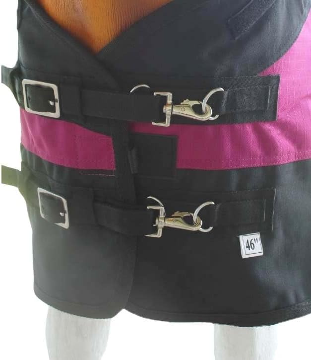 54" 1200D Foal Turnout Waterproof Fleece Lined Medium Winter Blanket 519LG02