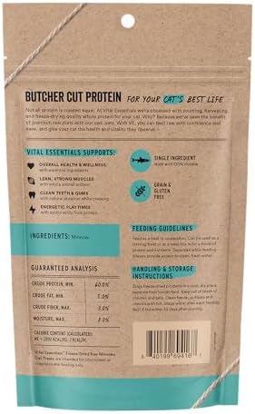 Vital Essentials Freeze Dried Minnows Cat Treats, 1.5 oz Bag - Image 2