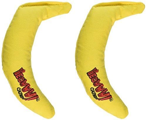 Yeowww! Yellow Banana Catnip Toy (2 Pack) - Image 3