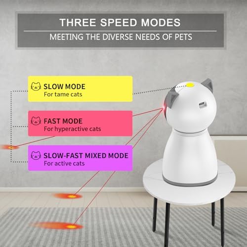 YVE LIFE Interactive Cat Toys Laser for Indoor Cats,Automatic Kitten Toys - Image 5