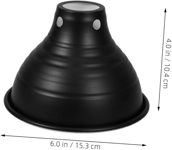 Operitacx 3pcs Reptile Heat Lamp Dome Insulation Cover Reflective Lampshade for Enhanced Brightness and Safety for Pet Stores Labs and Home Use