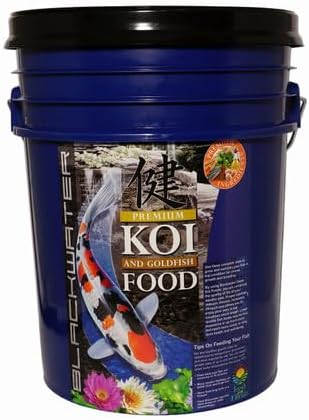 Aquatic Nutrition Blackwater Premium Koi and Goldfish Food Ultimate Combo 14 lb resealable Bucket