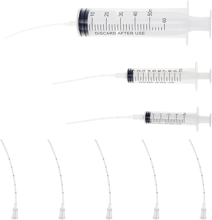 Bird Feeding Syringe With Soft Tubes - Dental Irrigation and Pet Feeding Tool
