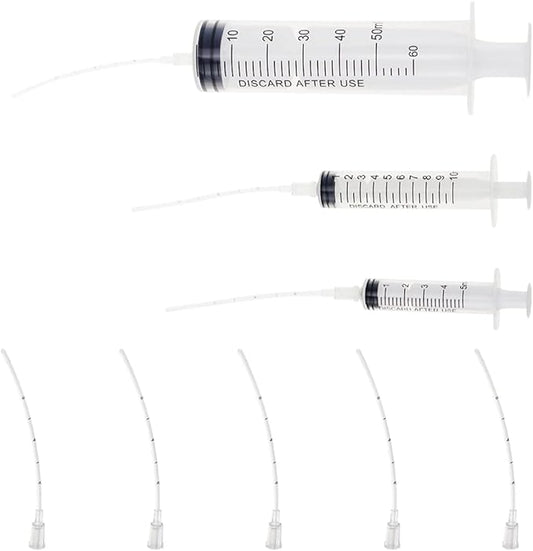 Bird Feeding Syringe With Soft Tubes - Dental Irrigation and Pet Feeding Tool