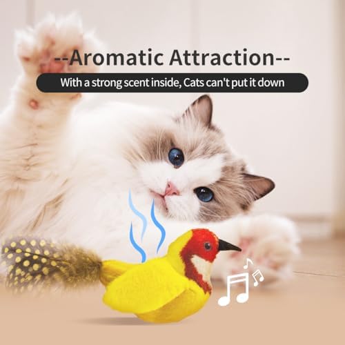 Interactive Cat Toys for Indoor Cats,Catnip and Feather,2Pcs - Image 5