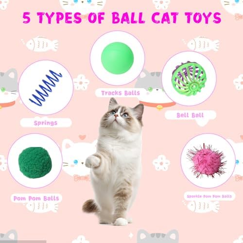 Cat Toys for Indoor Cats 40 PCS Kitten Toys - Image 4