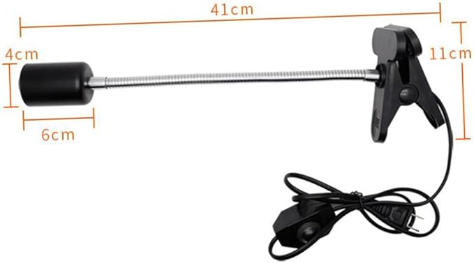 BESPORTBLE Turtle Basking Light Stand Heat Lamp Stand for Reptiles Reptile Light Drying Backlight