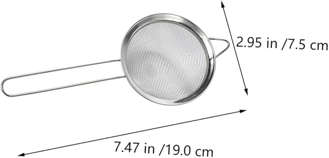 2PCS Lizard Dung Sieve Shovel Sturdy Reptiles Sand Filtering Scoop Fine Mesh Suitable for Terrarium Cleaning and Excrement Removal