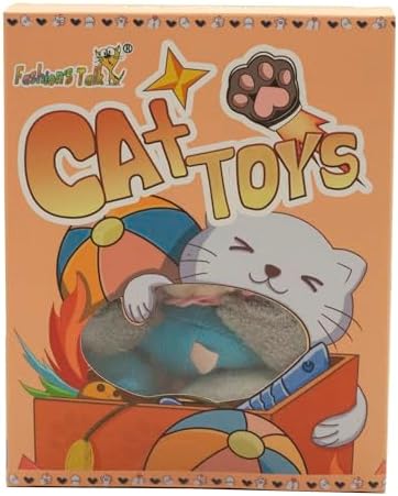 Fashion's Talk Cat Mice Toy 18-Pack Plush Catnip-Filled Mice Toys for Indoor Cats - Realistic Design, 9 Assorted Colors, 2 of Each, Value Pack - Image 7