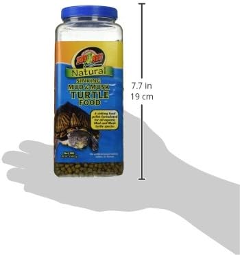 Zoo Med Natural Sinking Mud and Musk Turtle Food, 20 Ounces Each (20 Ounces)