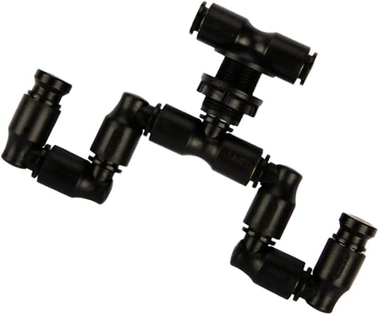 POPETPOP Adjustable Reptile Tank Sprayers Fine Mist Sprinkler Nozzle for Aquarium Plastic Material Rotation