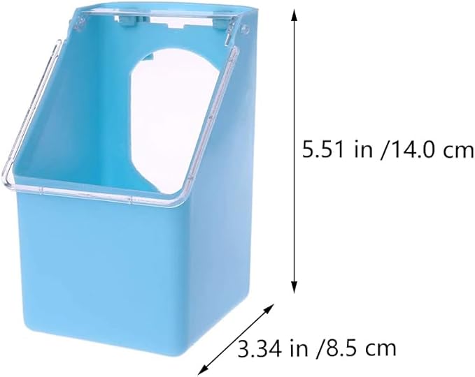 FRCOLOR Pigeon Feeders 8 Pcs Hanging Bird Feeder and Water Combo for Pigeons and Parrots Easy Clean Plastic Food Container Pet Cage Supply