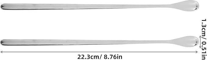 5pcs Reptile Food Spoon for Lizards Small Pet Feeding Tool Long Handle
