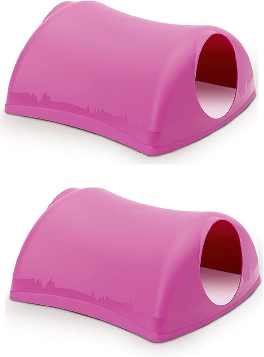 Lixit® Critter Hollow Igloo Hidaway Home for Guinea Pigs, Chinchillas, Rats and Other Small Animals (Pink, 2 Pack)