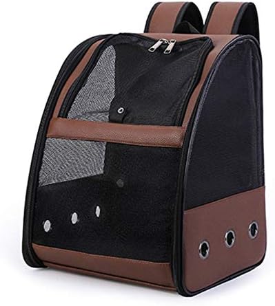 Birdcages Birdcage Breathable Sling Backpack Foldable Lightweight Outdoor Travel Multifunctional Pu Mesh Pet Parrot Parrot Bag,Zn