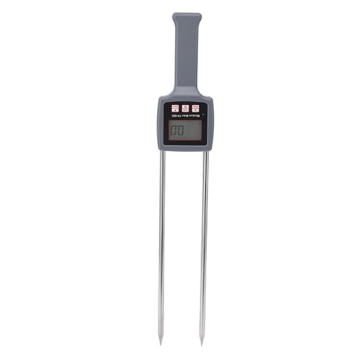 Kikumi Cotton Humidity Meter Portable 5 to 40 Percent Measuring Range LCD Digital Display Handheld Cotton Humidity Tester