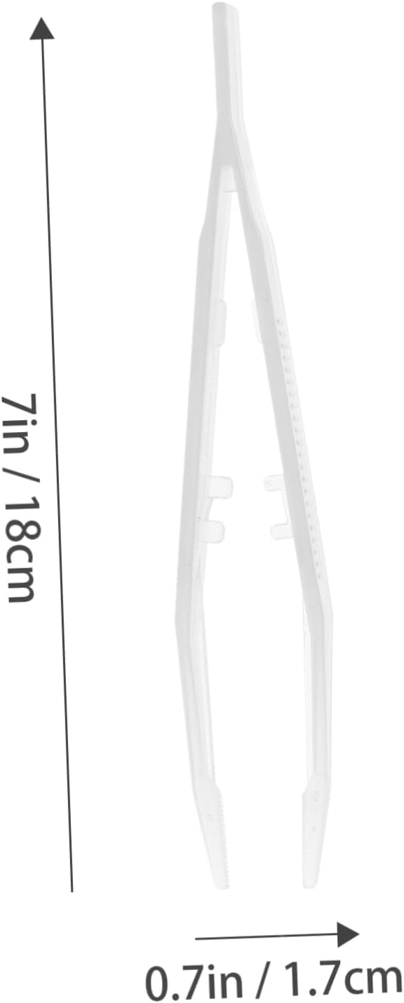 BESPORTBLE 2pcs Reptile Feeding Tweezers Clip Tweezers for Lizard Turtle and Frog Care Smooth Lightweight and Easy to Grip Reptile Feeder Tool