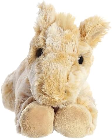 Aurora Mini Flopsie 8" Caramel Horse Adorable Stuffed Animal - Image 5
