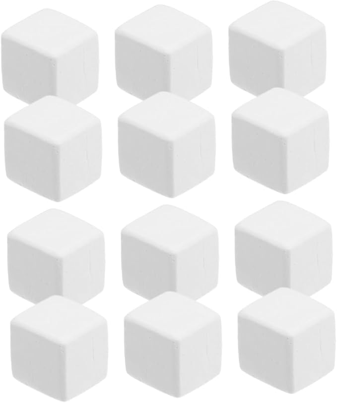 Toyvian 12pcs Reptile Enclosure Habitat Blocks Pet Mineral Block for Lizard Cat and Crab Care