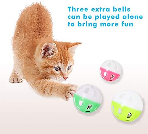 UPSKY Cat Toy Roller 3-Level Turntable Cat Toys with Six Colorful Balls - Image 5